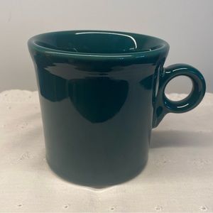 Fiestaware Coffee Mug. Tom & Jerry Ring Handle. Color: Evergreen